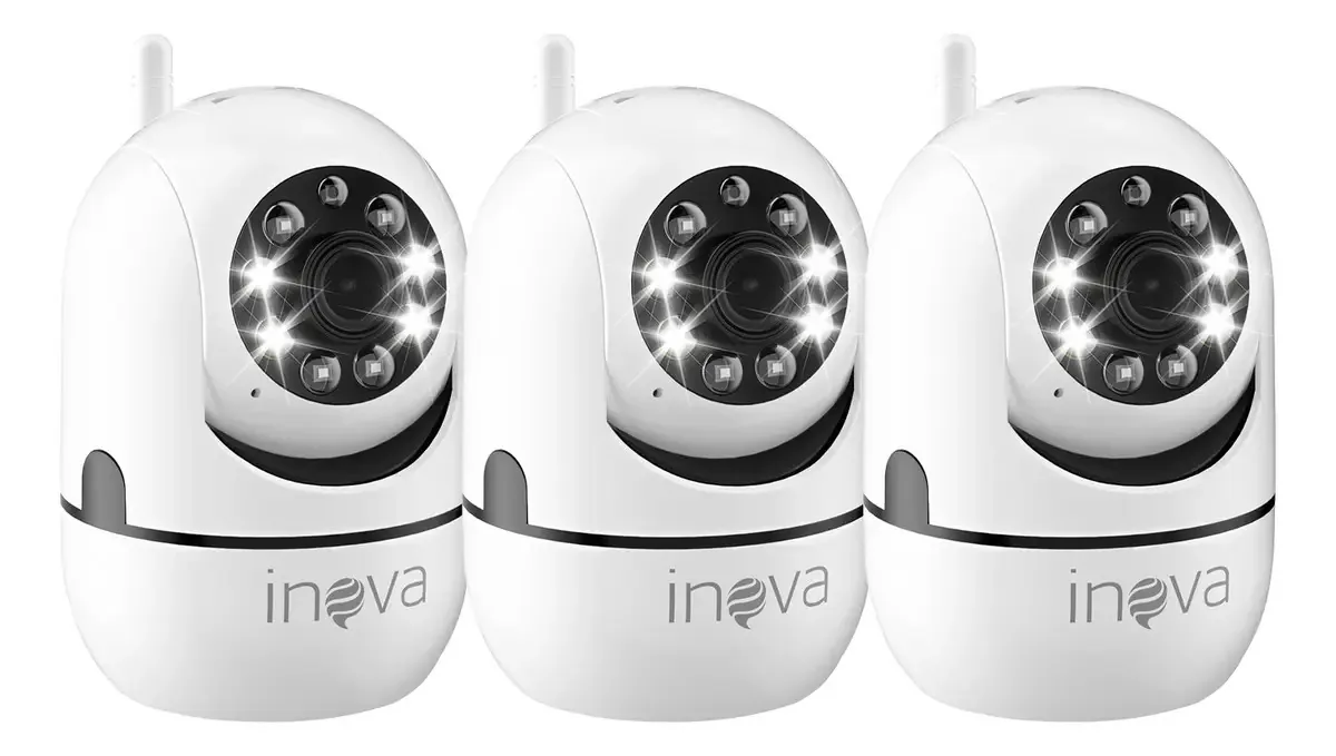 Câmera de segurança Inova Cases kit camera seguranca Monitorando a câmera com resolução Resolução Full HD 1080p - icsee