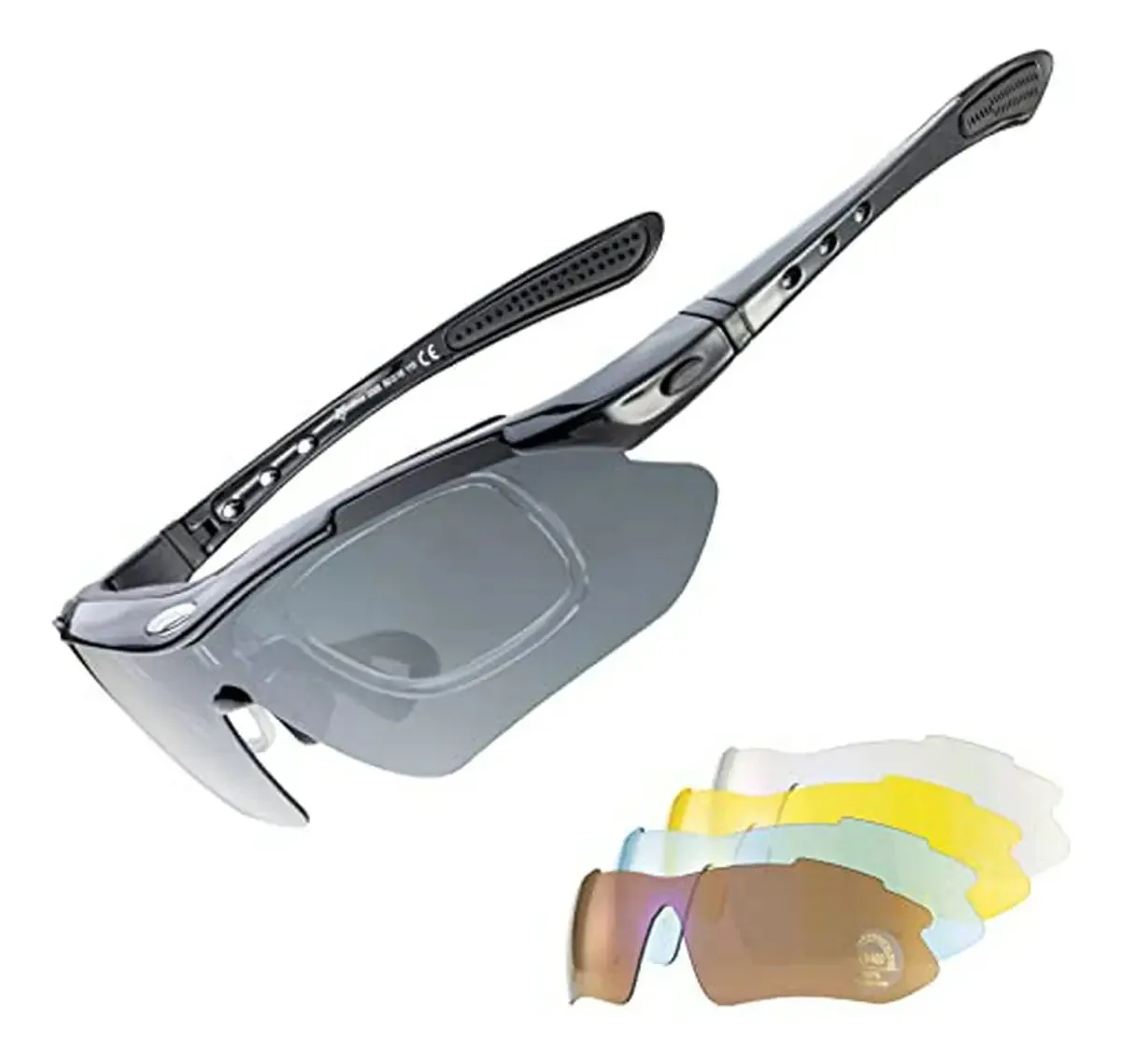 Óculos esportivos de proteção UV polarizados Rockbros para Cic
