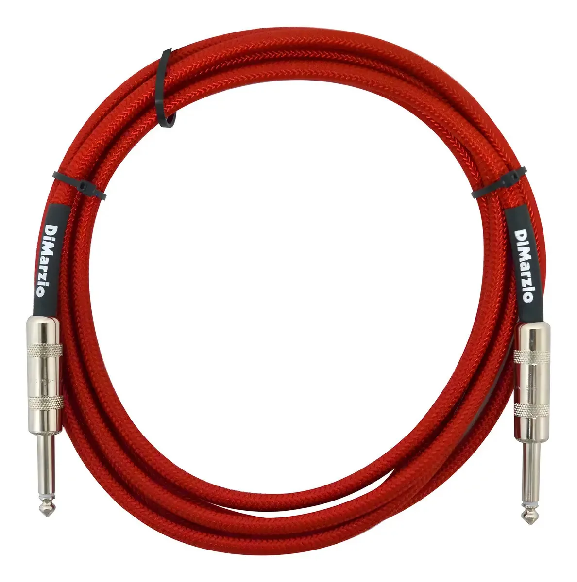 Instrumento têxtil para guitarra de cabo vermelho Dimarzio Ep1710 3 Mts