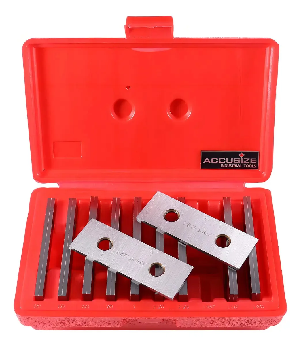 Ferramentas industriais Accusize, 10 pares de 10 pares de 1/8 de espessura
