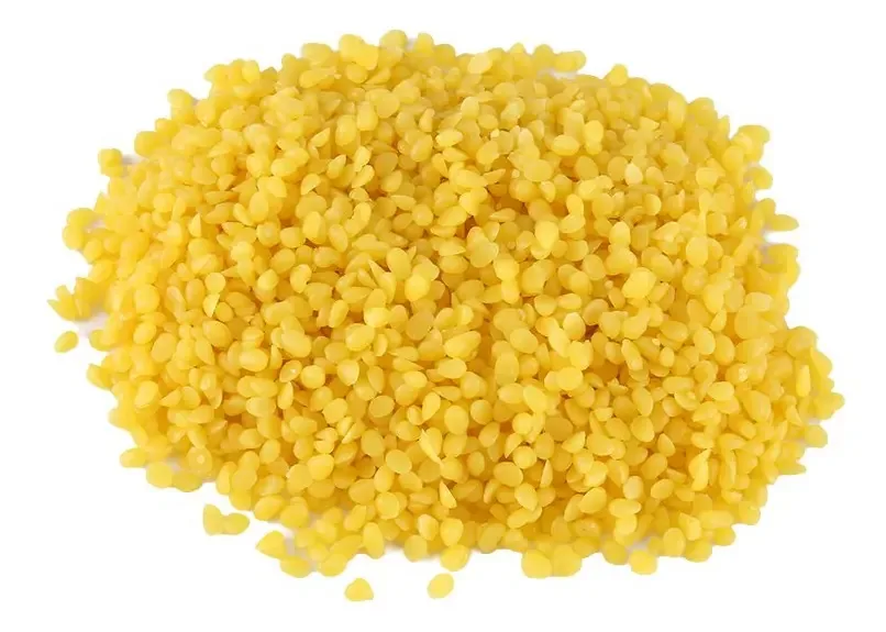 Cera de Abelha Natural Amarela para Cosméticos e Artesanato