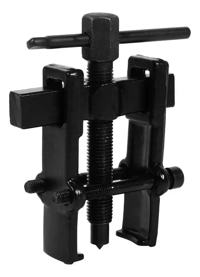 Extrator de Rolamentos de Duas Garras Qiilu, Extrator Ajustável de Duas Garras para Remover Rolamentos ou Engrenagens, Polia e Volante, Kit de Extração Automática para Motocicletas e