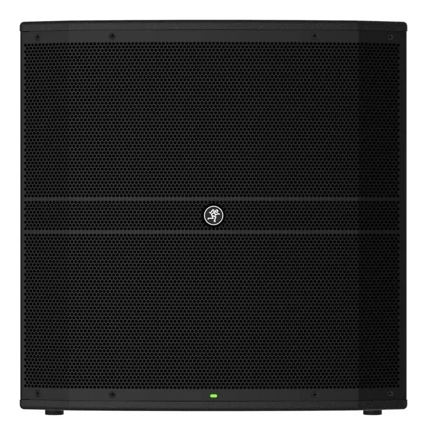 Alto-falante preto alimentado por subwoofer Mackie DRM18s