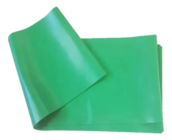 Banda elástica de reabilitação, látex, ioga, pilates, 5 libras, cor verde