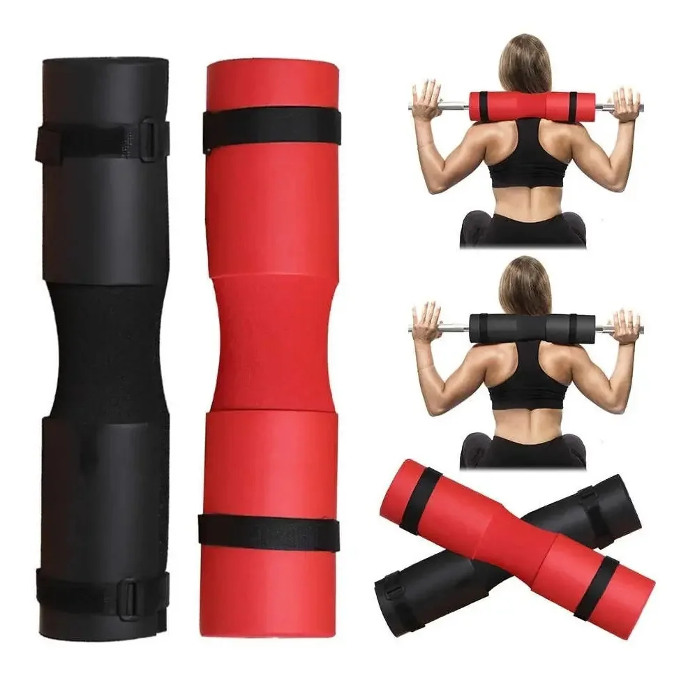 Protetores de barra Wod Pro com tiras de fixação - pretos