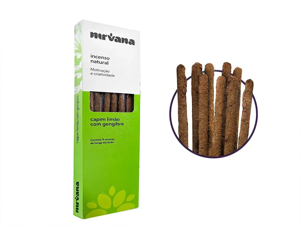 Incenso Nirvana Natural Vareta De Longa Duração Fragrâncias Fragrância Treze Pimentas