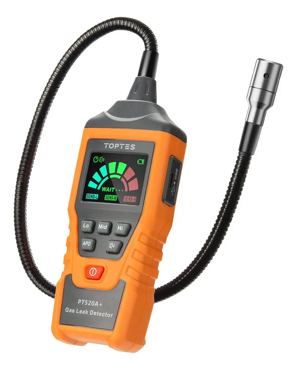 Detector de vazamento de gás recarregável de 17 polegadas com sonda