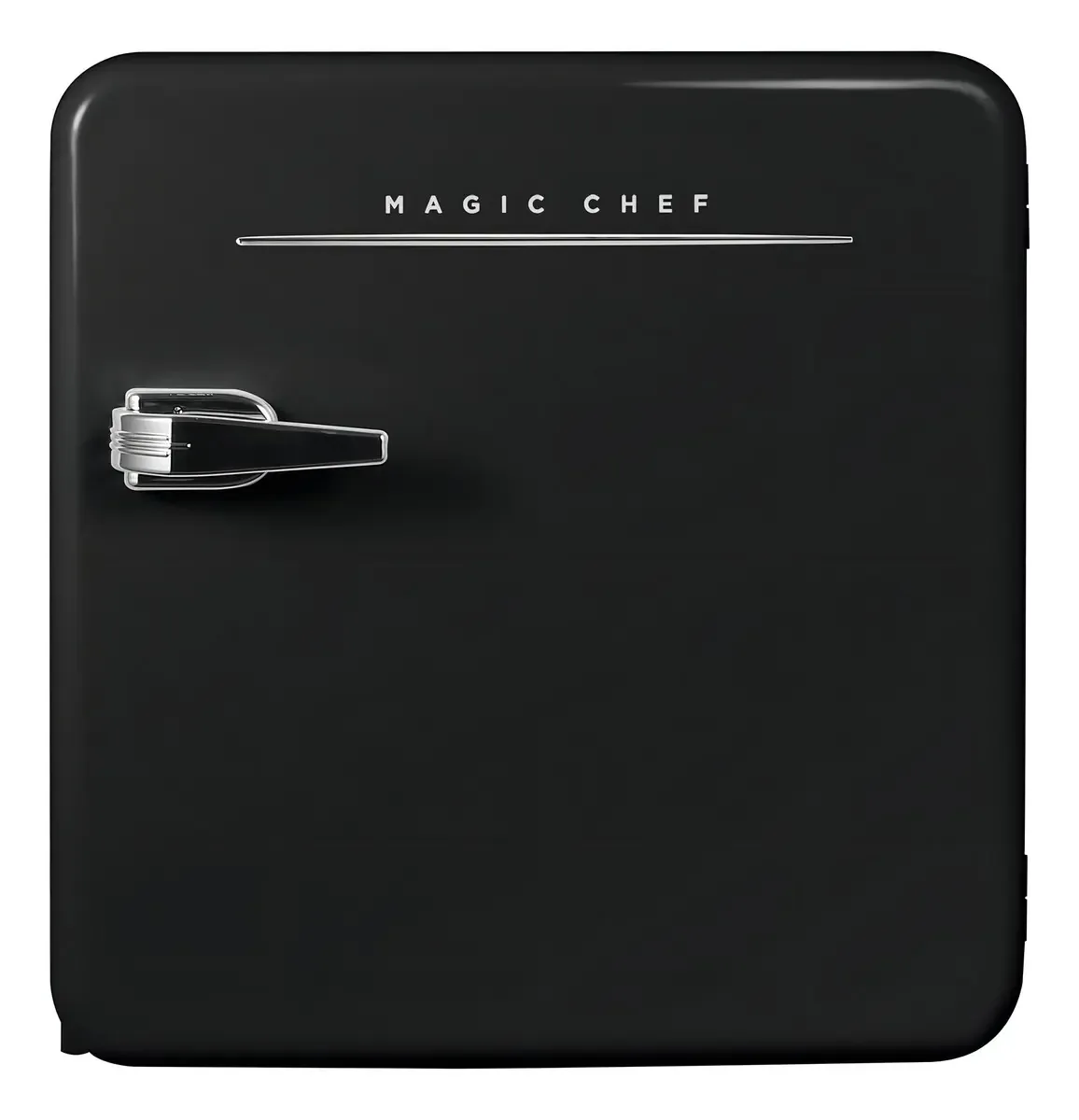 Refrigerador compacto Magic Chef MCR16chb, preto