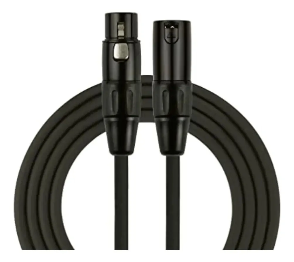 Cabo de microfone Kirlin Mpc, XLR, preto, 6 pés