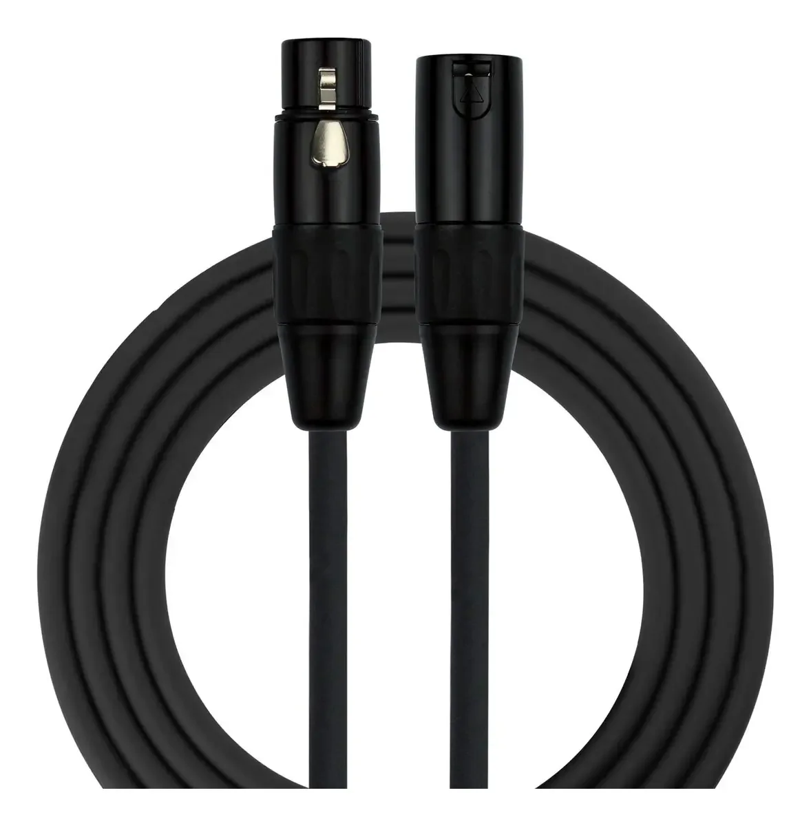 Cabo de microfone Kirlin Cable Mpc, XLR, preto, 50 pés (MPC-270PB-50/bk)