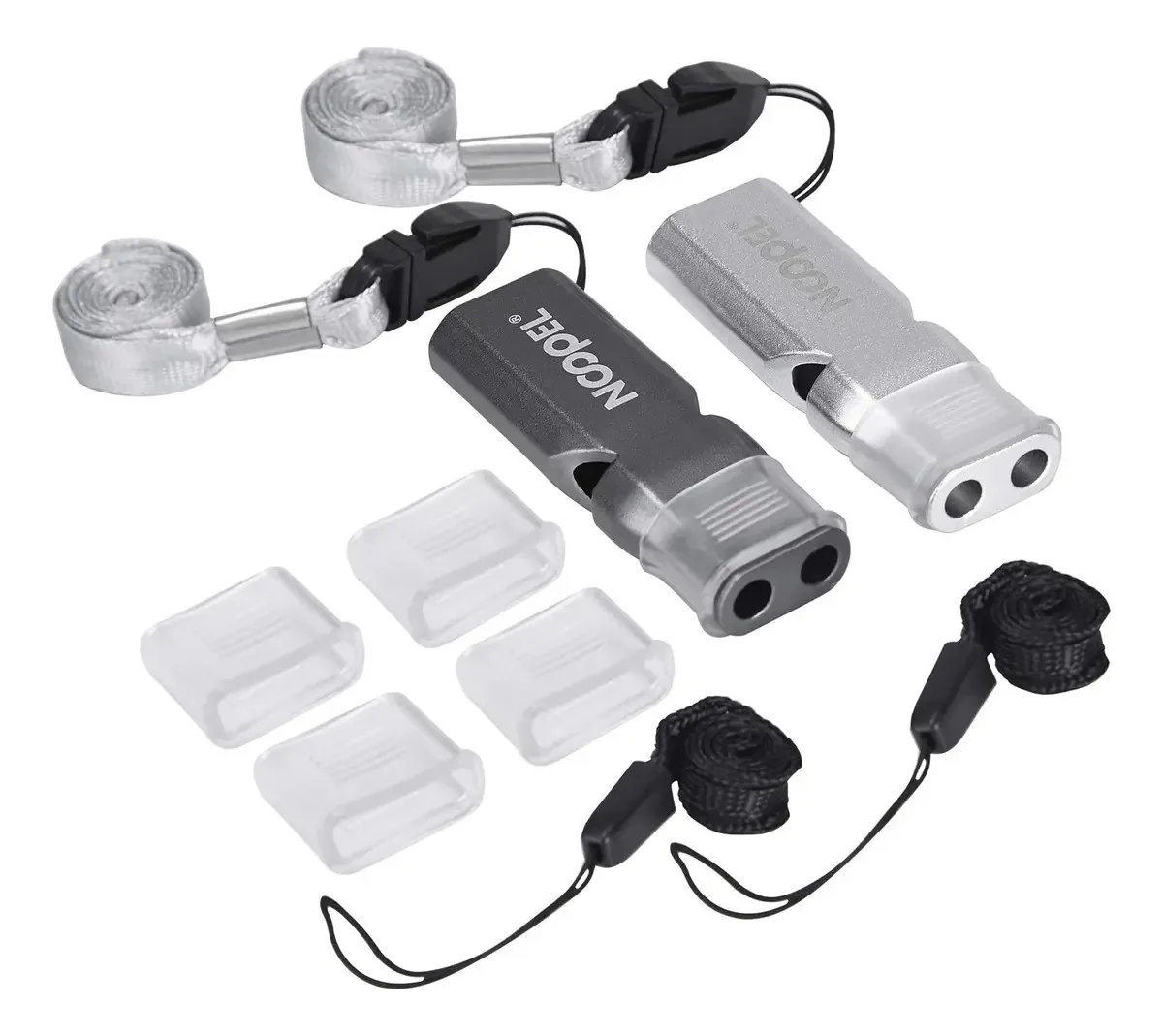 Noopel Whistle para treinadores com cordão e alça para o
