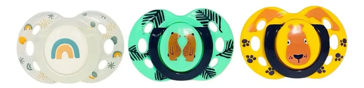 Chupetas Tomee Tippee para dia e noite, 3 unidades, 18-36 m