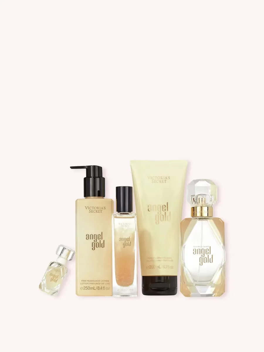 Conjunto de perfumes Victoria's Secret Angel Gold