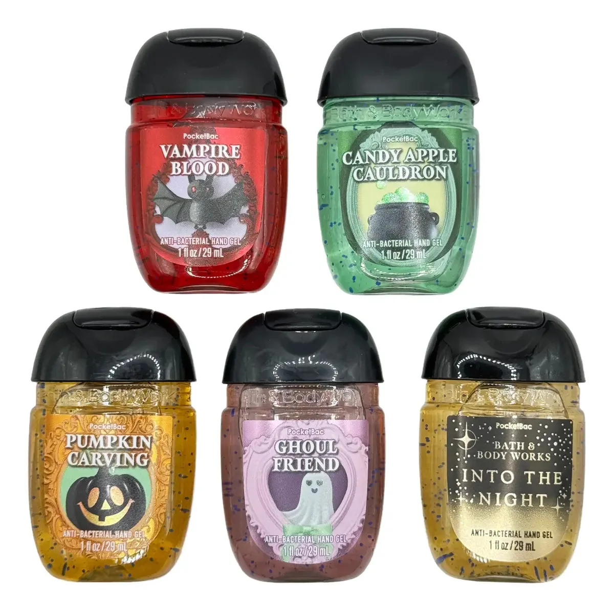 5 Geles Antibacterianos Bath And Body Works Fragrância Halloween