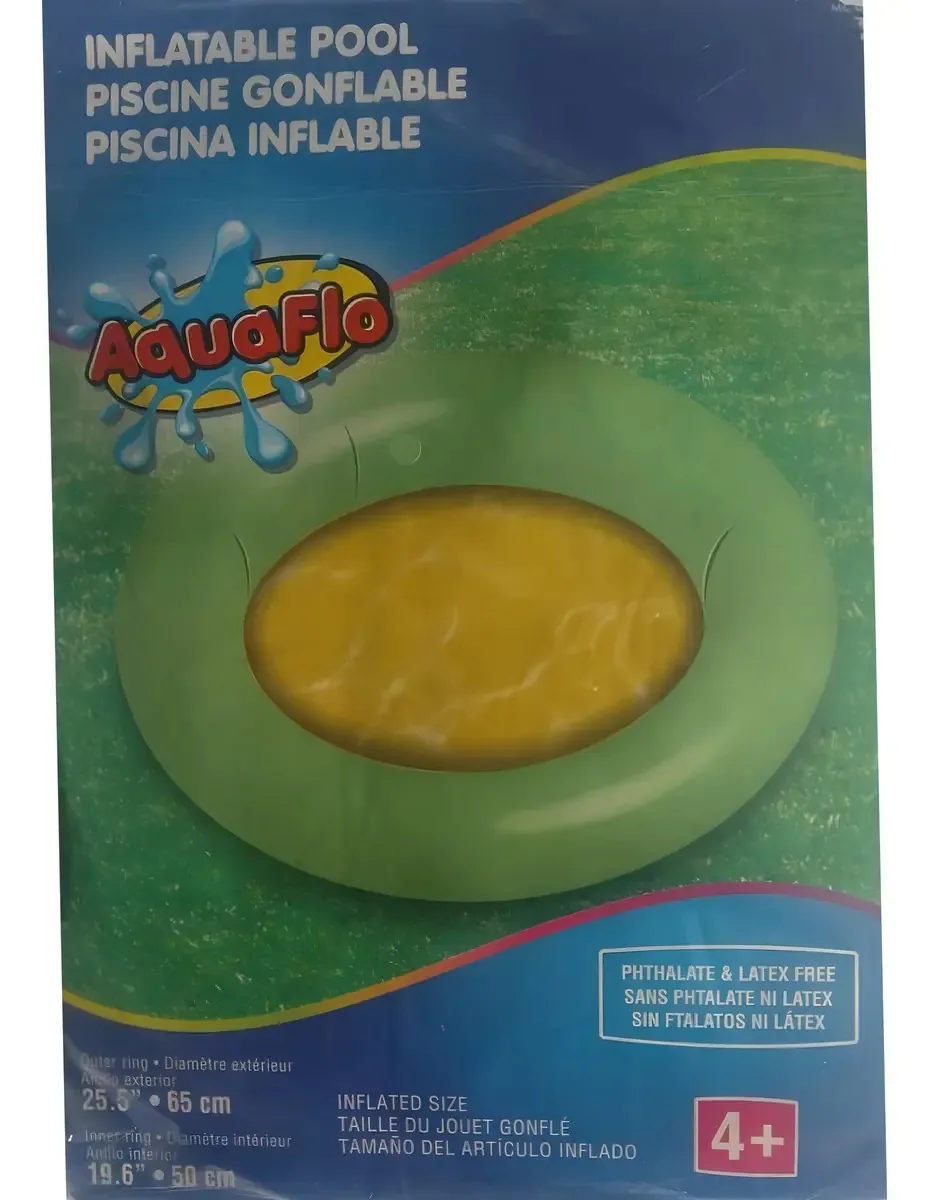 Piscina inflável para crianças e na cor verde