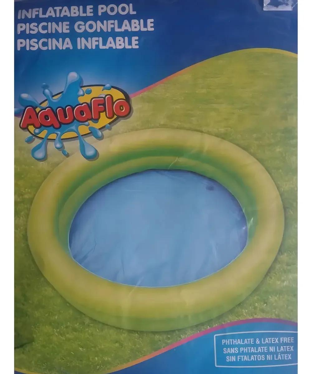 Piscina inflável para crianças e na cor azul
