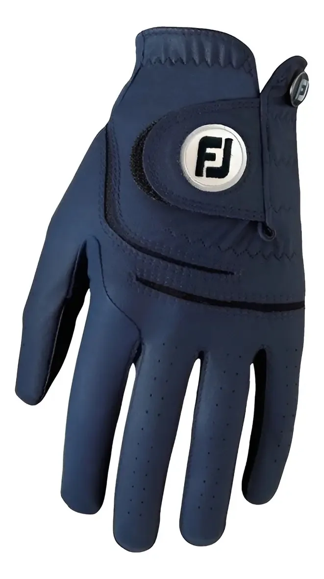 Luva de golfe Footjoy Weathersof Left Hand - cor de golfe 3n, azul, tamanho pequeno
