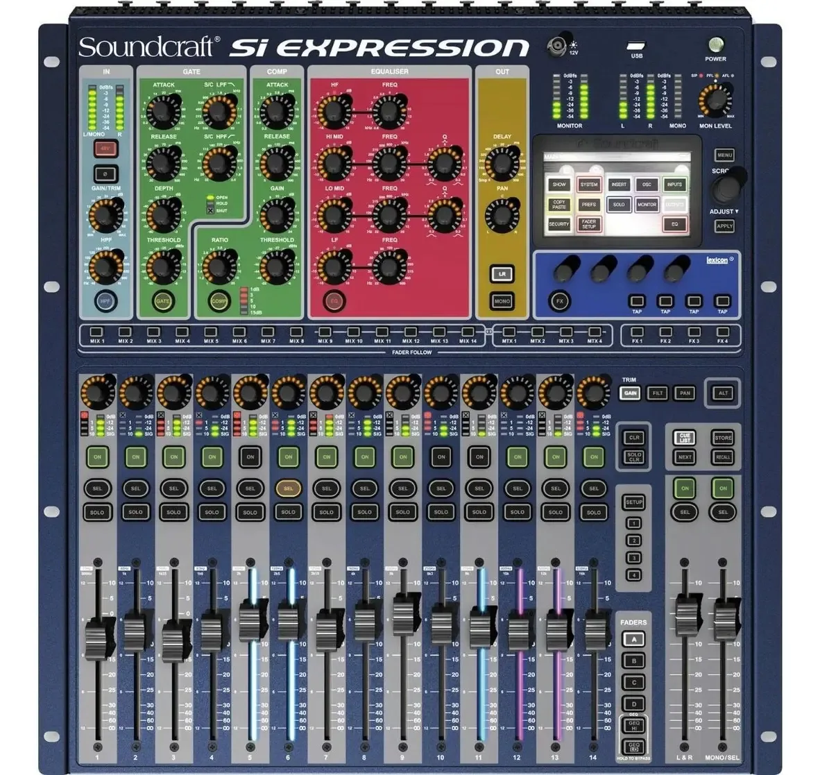 Mesa De Som Digital Si Expression 1 16 Canais Soudcraft 0