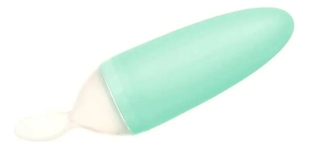 Colher dispensadora de comida para bebês Boon Squirt, cor de menta