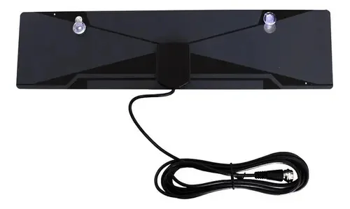 Antena de TV Hdtv interna plana com ventosas