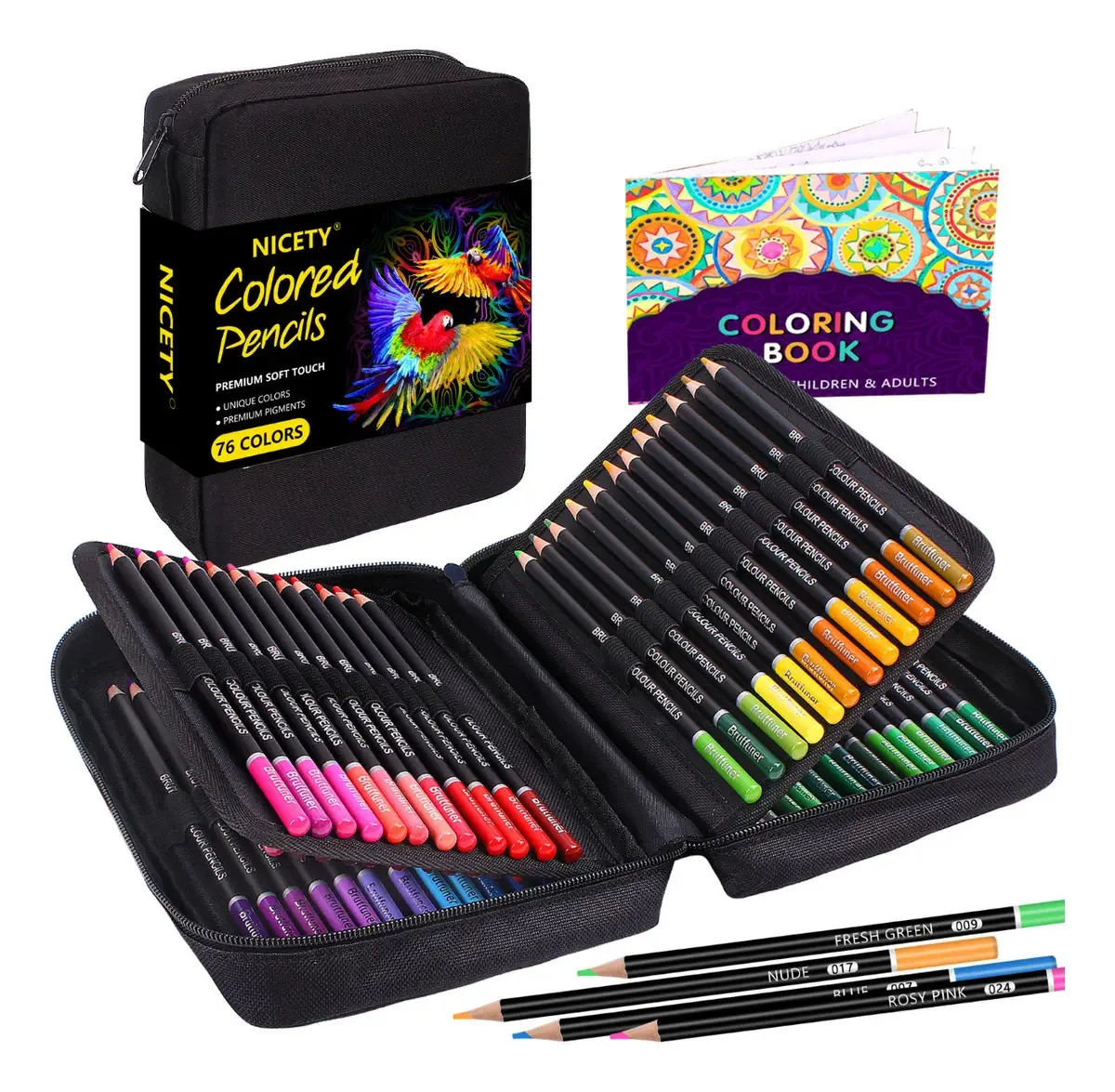 Professional Colors 76 lápis de coloração profissionais