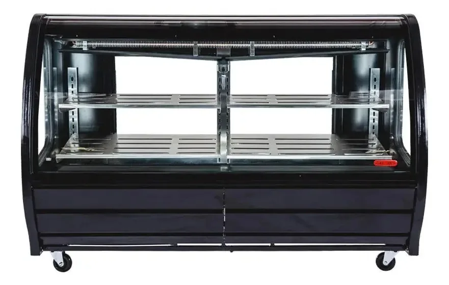 Vitrine de açougue de vidro curvo preto Torrey TEM200C