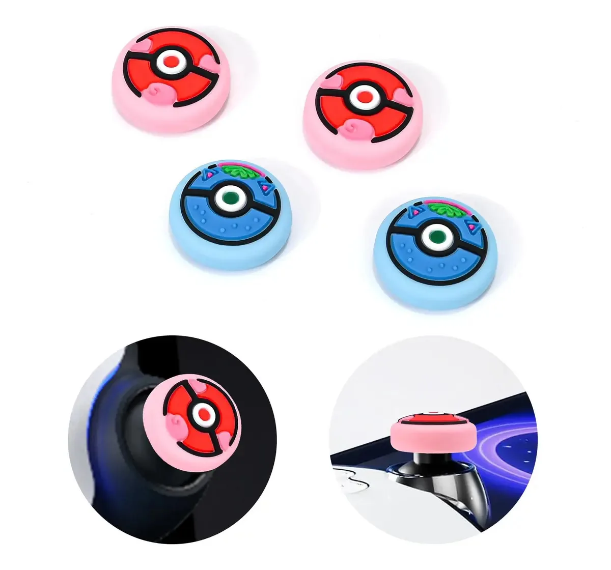 Capas de Aderência para Polegar para Playstation Portal 4 Unidades