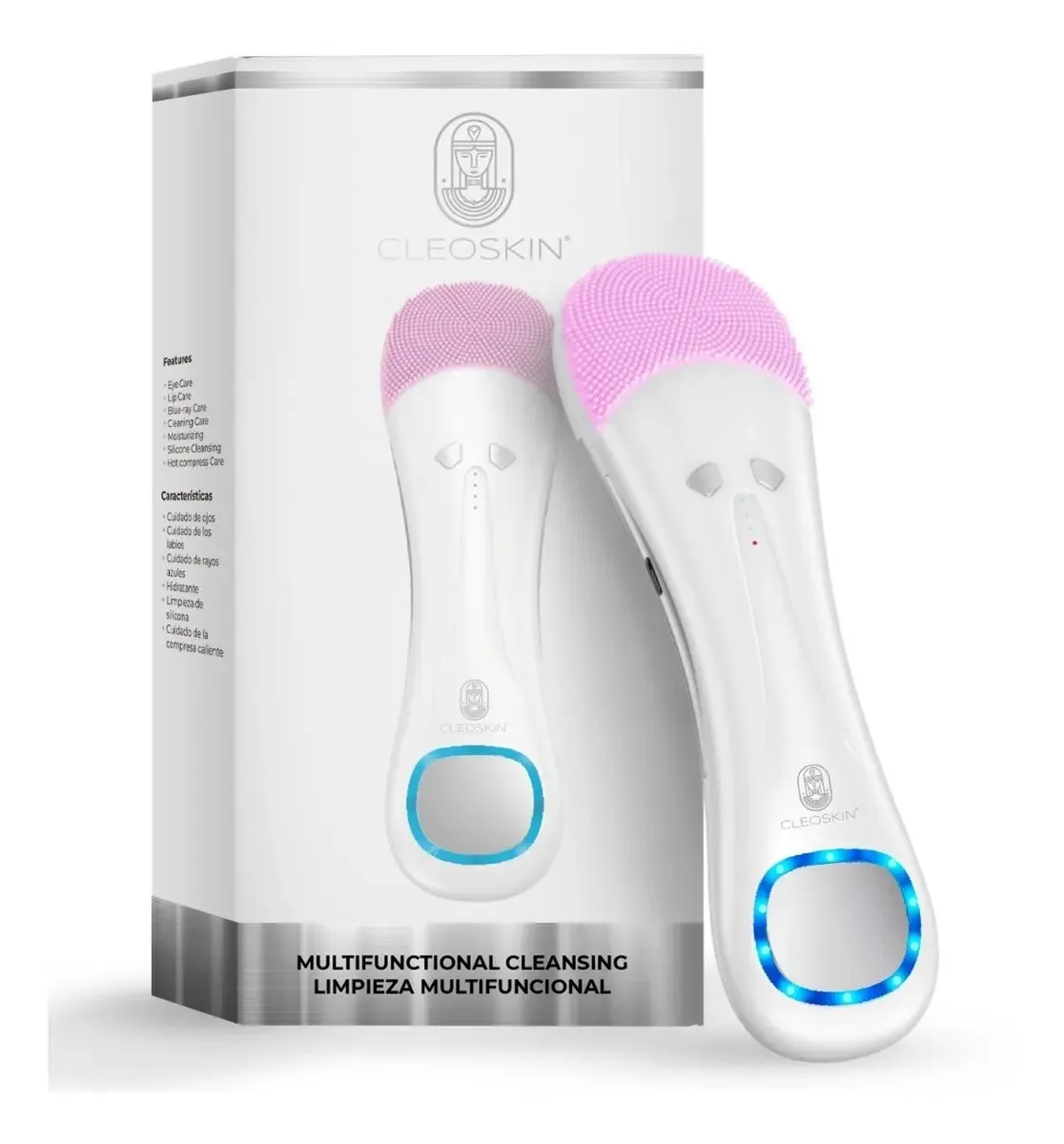 Limpador facial Cleoskin CS-EXF-PINK-001