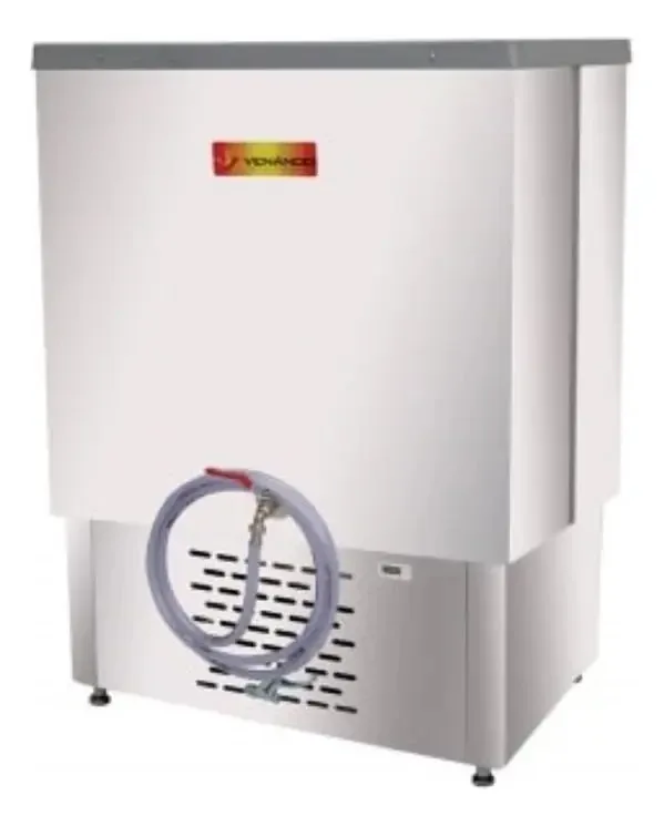 Recipiente Refrigerado Dosador De Água 200 Litros Cor Inox