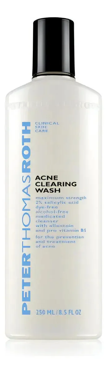 Lavagem de acne, ácido salicílico facial