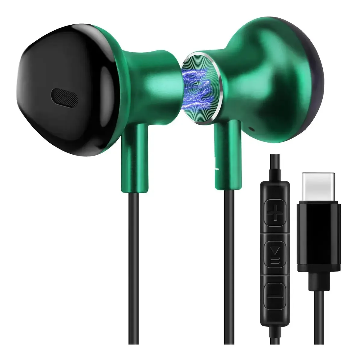 Fones de ouvido Xinliang Usb C Fones de ouvido tipo C Fones de ouvido da