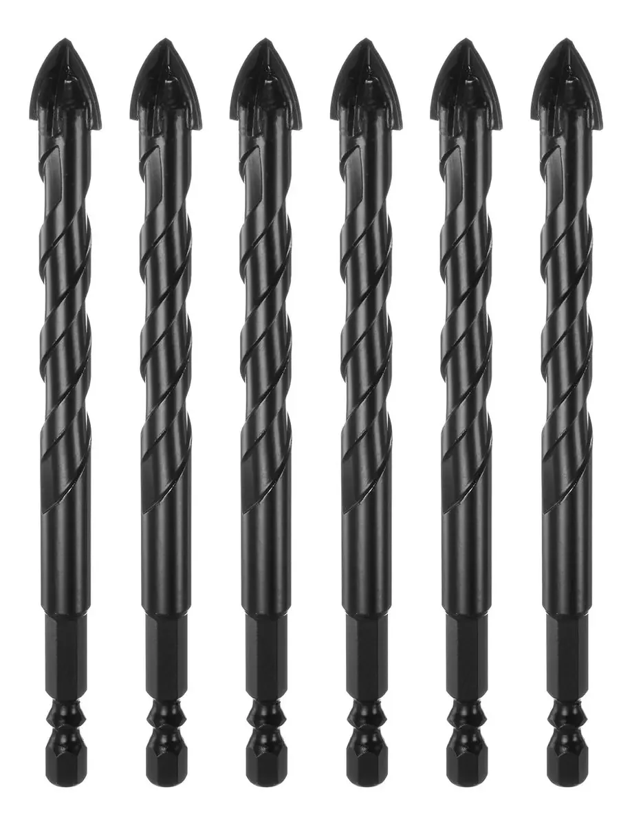 6 Brocas de Concreto 14 Mm para Alvenaria Cerâmica Vidro