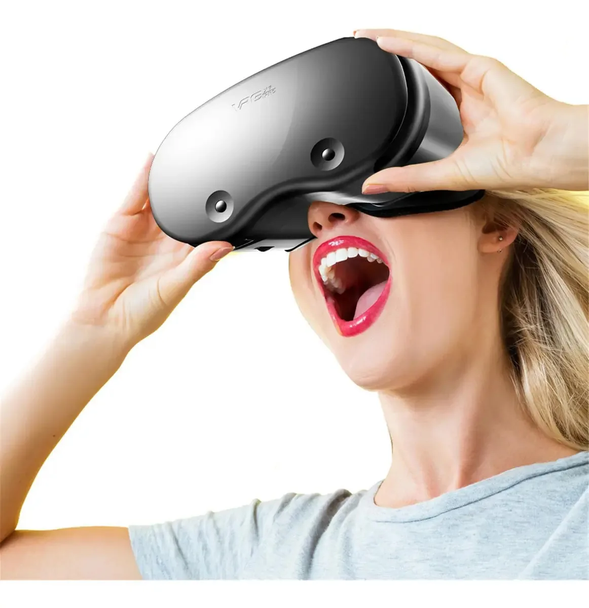 Ypeng Fone de Ouvido 3D VR para Smartphones - Realidade Virtual para Jogos e Filmes Móveis | O Headset VR é Compatível com Qualquer Smartphone de 5 a 7 Polegadas