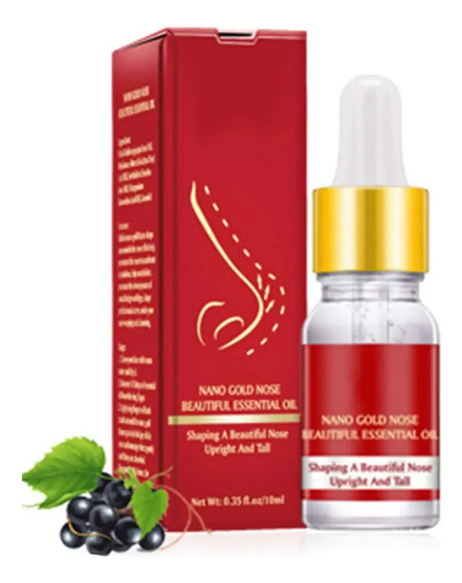 Óleo essencial para o nariz - Óleo para levantar o nariz - Massagem para melhorar o nariz - Óleo hidratante de colágeno - Remodelação óssea nasal - Cuidados naturais com o nariz - Ypeng Nose Care