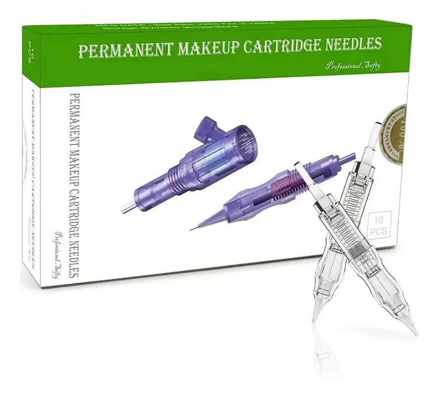 Conjunto de 10 agulhas para Dermograph P300 P60 e P90 Biomaser 1rl Needle Gauge 1