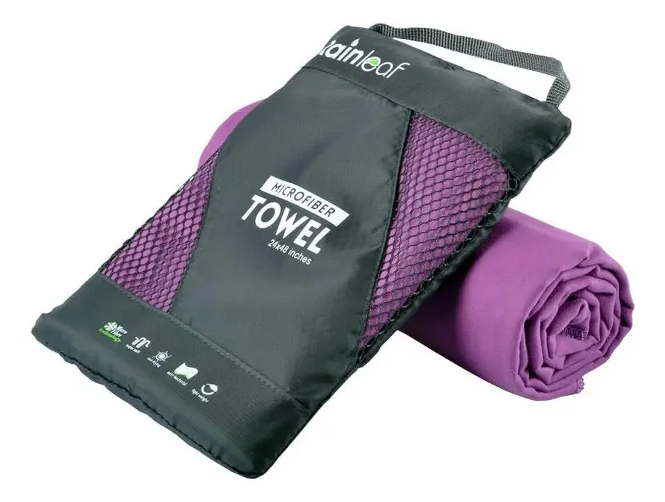 Rainleaf - Toalha de microfibra para viagens, esportes e acampamento