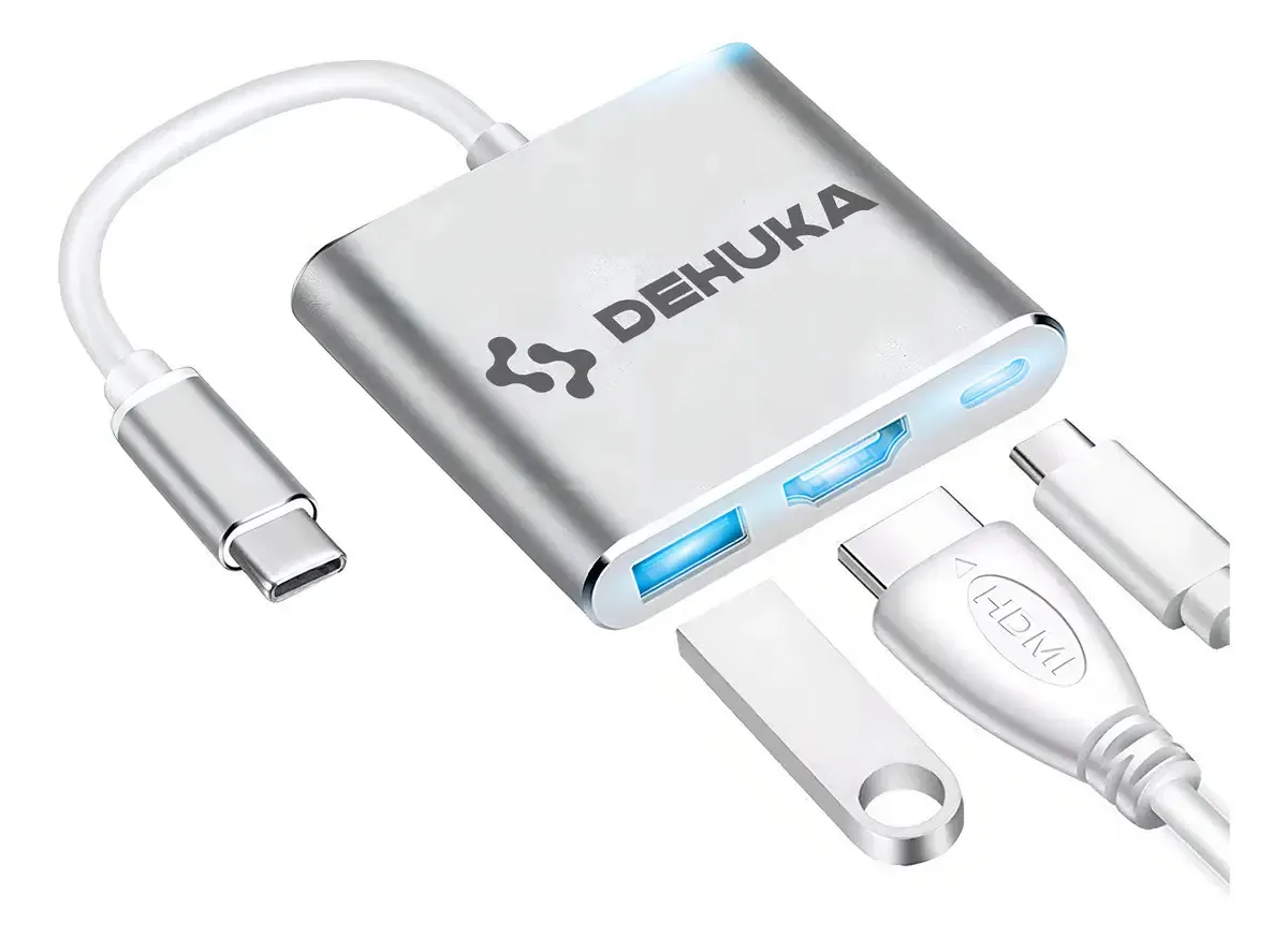 Adaptador Usb C Hdmi Hub Para Macbook Pro Usb 3.0 Usb C Dehuka