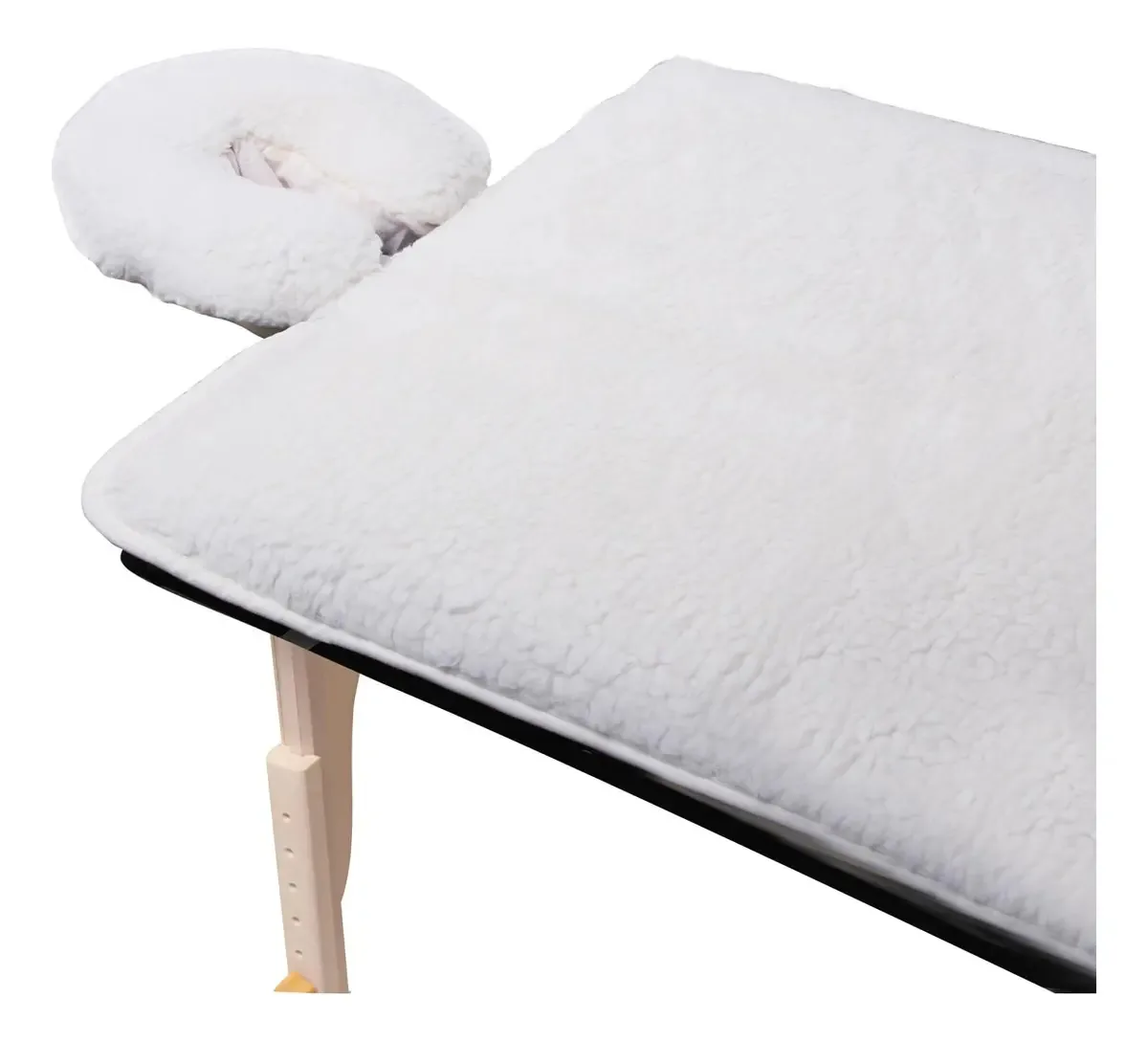 Forpro - Conjunto de almofadas de massagem Polar Fleece da. Cor: branco