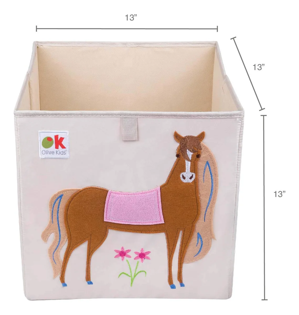 Cubo de Armazenamento Wildkin Kids de 13 Polegadas para Meninos e Meninas, Perfeito para Usar no Quarto ou Sala de Jogos do Seu Filho, Os Cubos de Armazenamento Ajudam a Manter as Coisas Organizadas