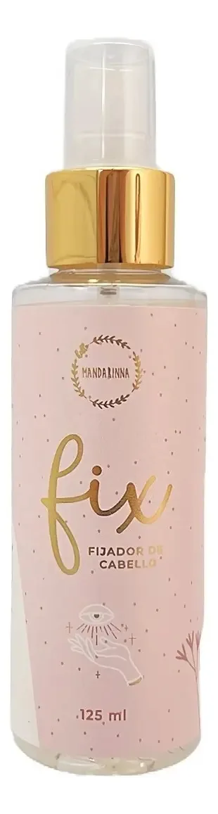 Spray de fixação de cabelo moderno
