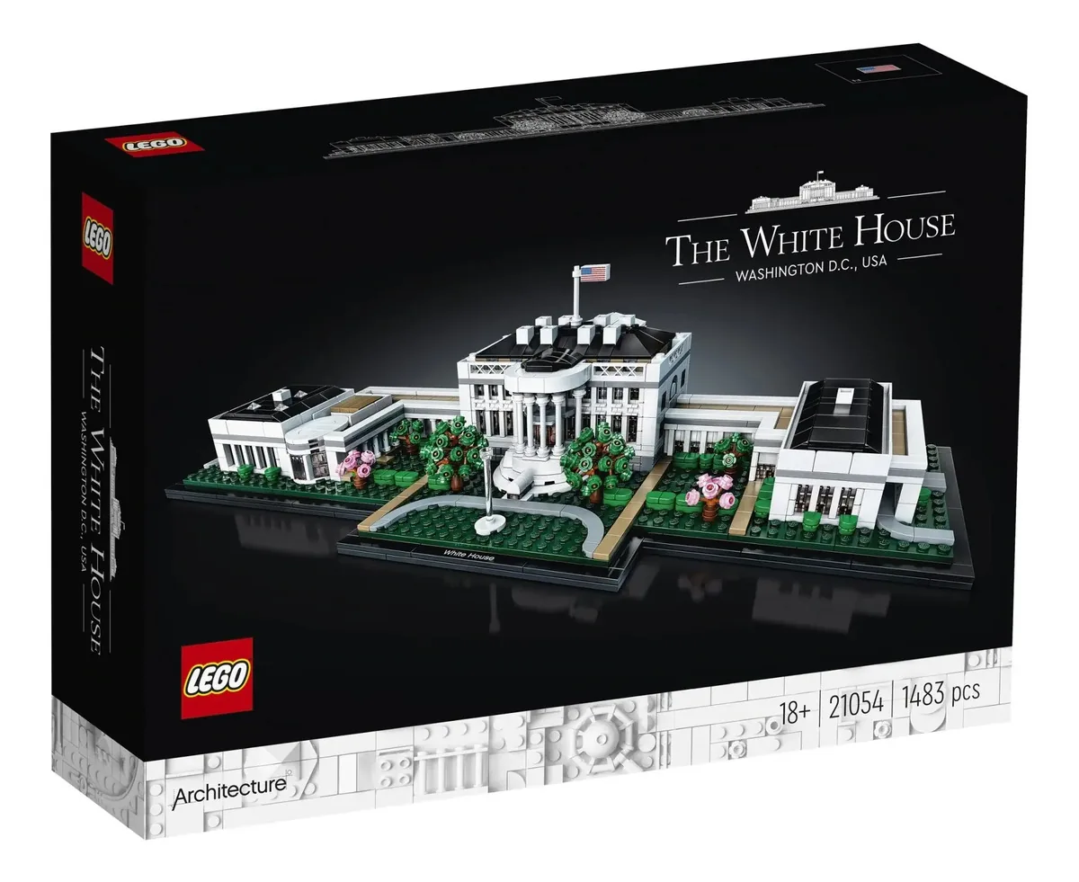 Arquitetura Lego 21054 Casa Branca Casa Branca 1483 peças