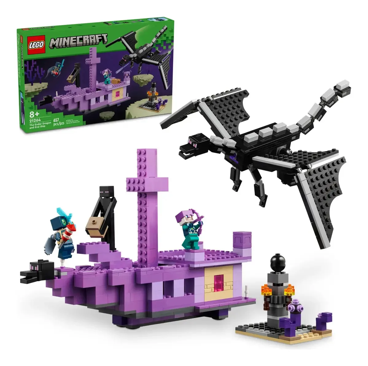 Blocos De Montar Legominecraft 21264 657 Peças