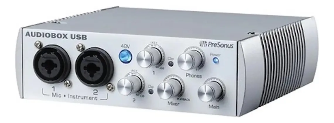 Interface de áudio PreSonus AudioBox USB USB white