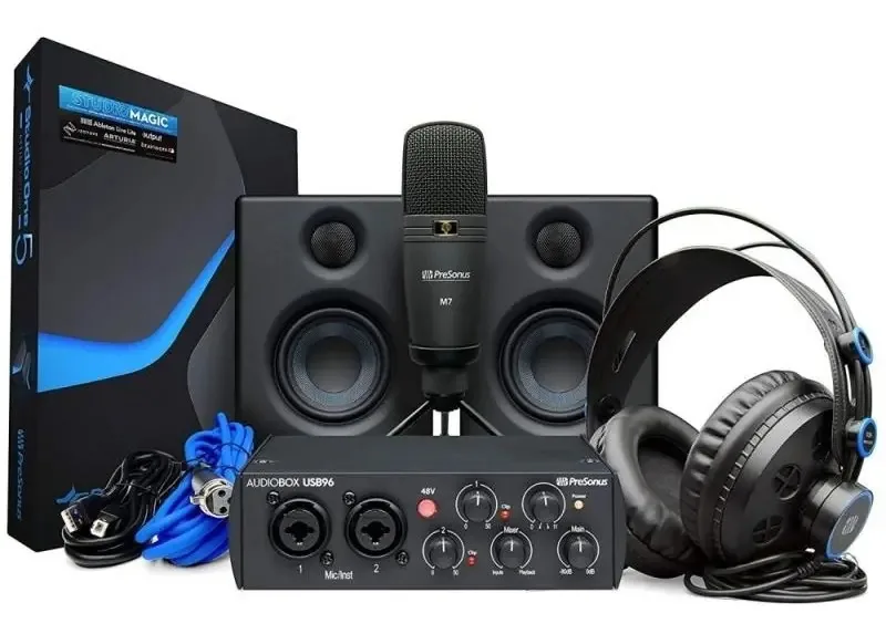 Interface de áudio PreSonus ABOX96UL25 preta