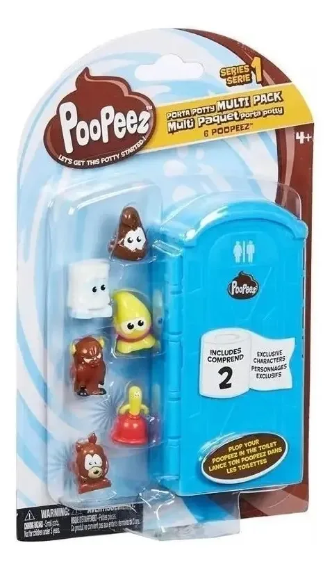 Banho químico Poopeez com 6 figuras - Sharif Express