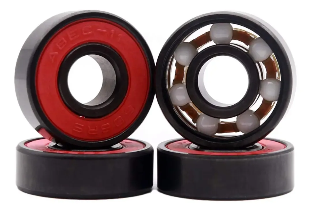 Z-first 608rs - Rolamentos híbridos de cerâmica totalmente preta