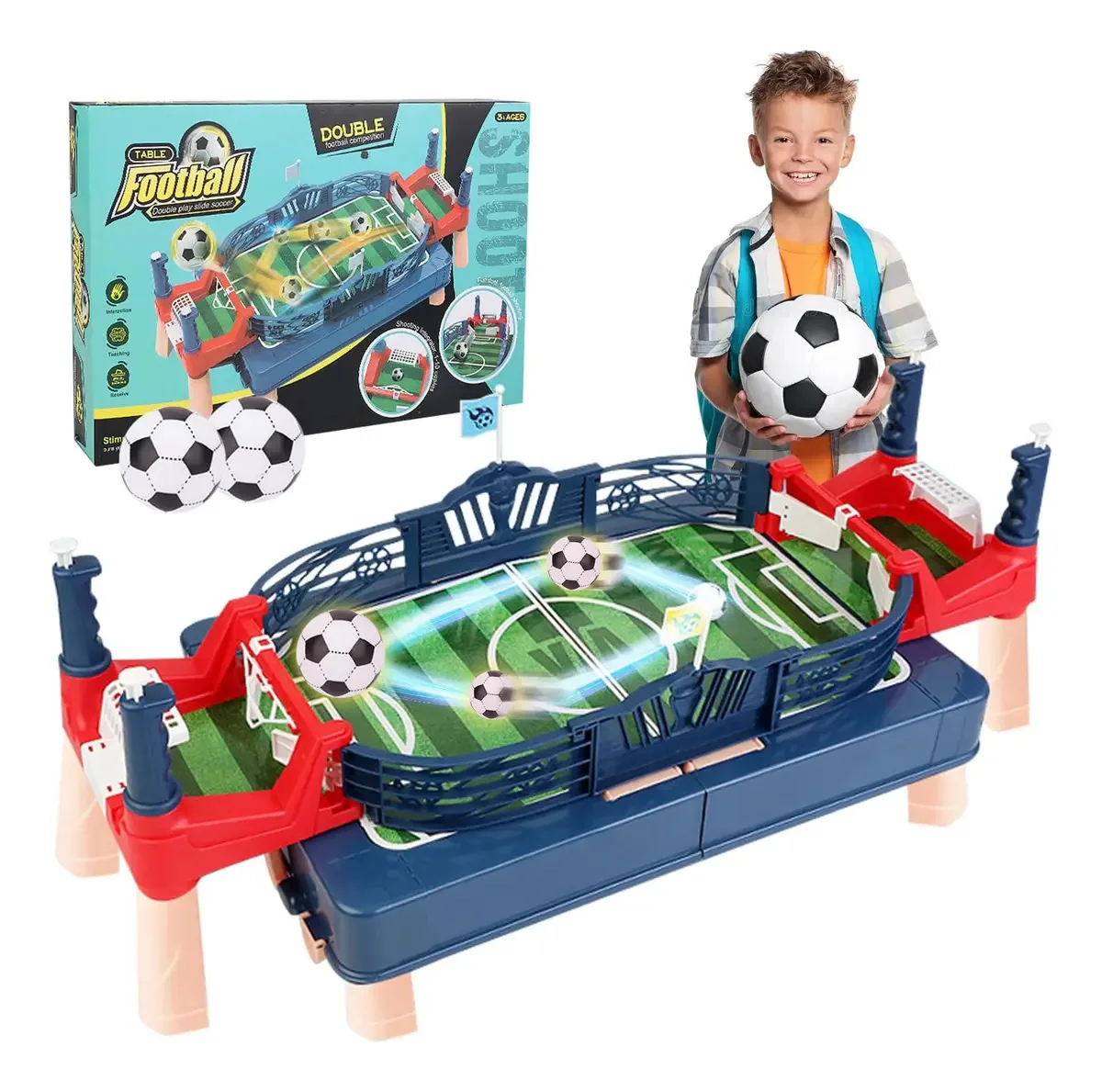 Mini brinquedos interativos de futebol de mesa para jogar