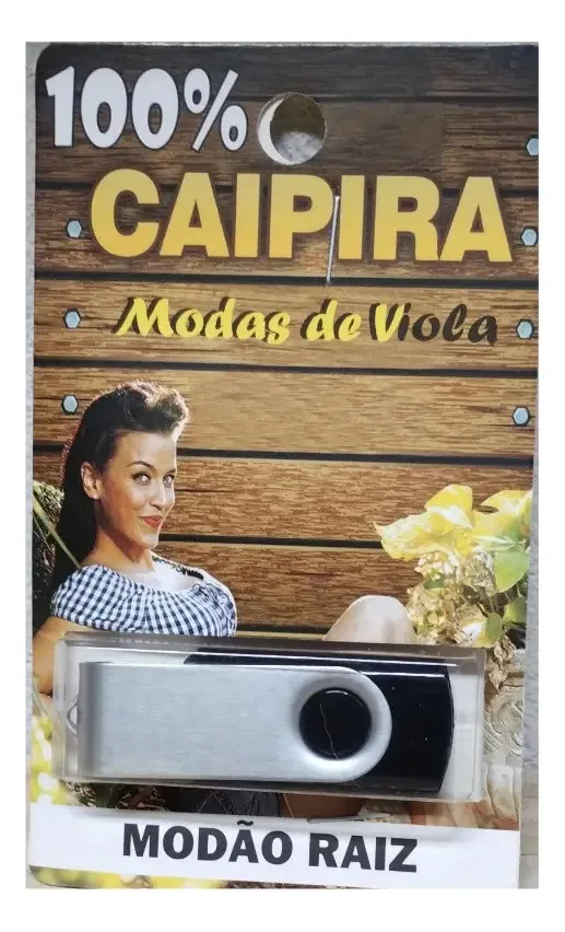 Pen Drive Gravado Musicas Moda De Viola 900 Musicas