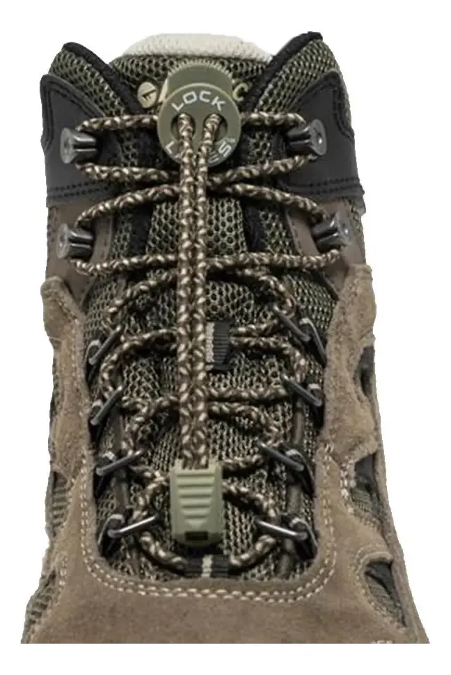 Cadarço Elastico Bota Lock Laces Camuflado