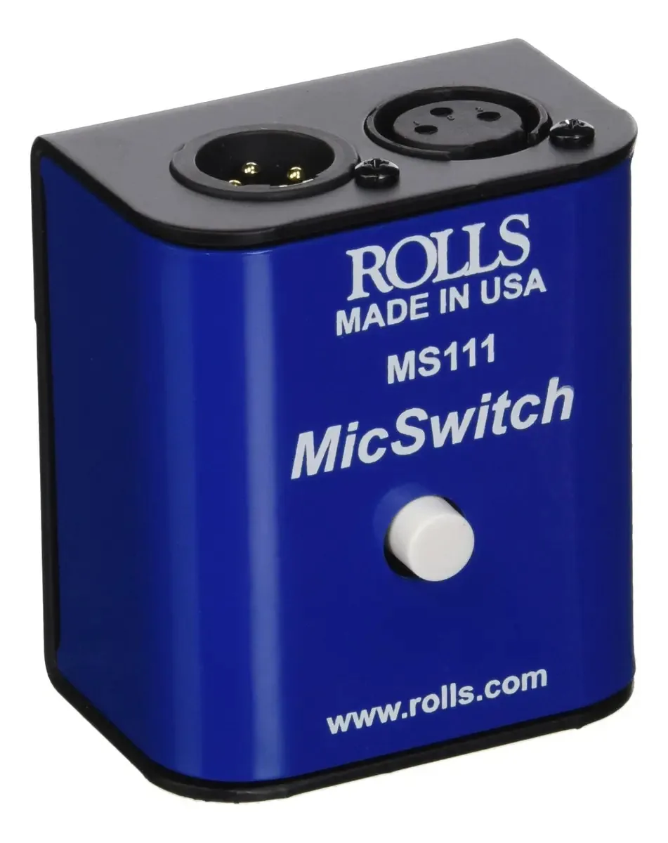 Interruptor De Microfone Rolls Liga/Desliga Ms111